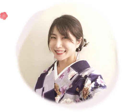 着物姿のりんご